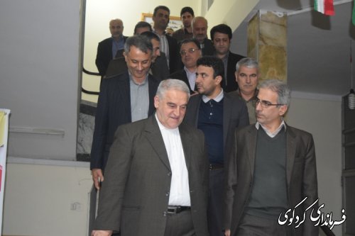 نشست گرم و صمیمی  استاندار گلستان با کارکنان و دست اندرکاران برگزاری انتخابات کردکوی