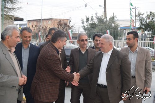 نشست گرم و صمیمی  استاندار گلستان با کارکنان و دست اندرکاران برگزاری انتخابات کردکوی