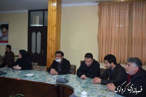نشست گرم و صمیمی  استاندار گلستان با کارکنان و دست اندرکاران برگزاری انتخابات کردکوی