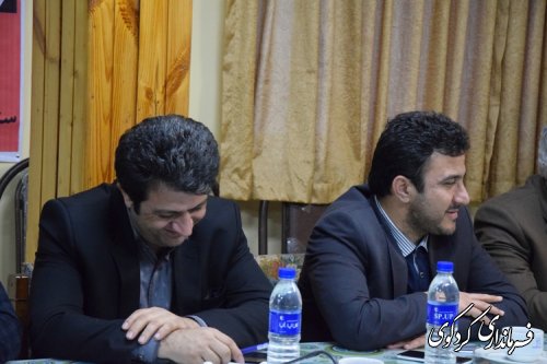 نشست گرم و صمیمی  استاندار گلستان با کارکنان و دست اندرکاران برگزاری انتخابات کردکوی