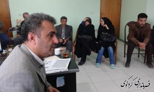 گزارش تصویری: از نشست مشترک اعضای شورای اسلامی و دهیاران بخش مرکزی با بخشدار