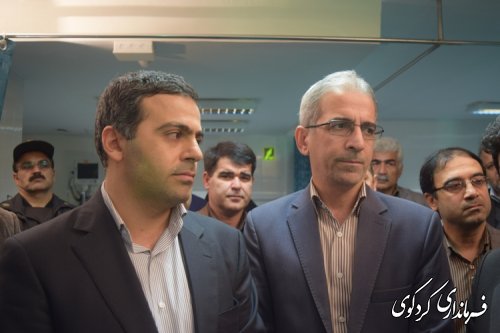 آغاز بهره برداری از 15 تخت مراقبتهای ویزه icu و ccu و nicu   در بیمارستان جراحی فوق تخصصی قلب  کردکوی
