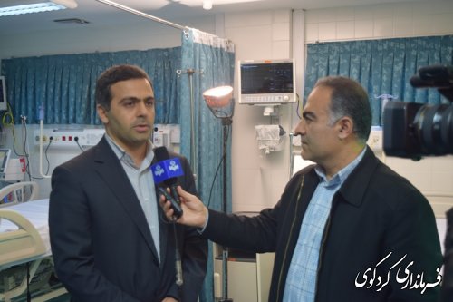 آغاز بهره برداری از 15 تخت مراقبتهای ویزه icu و ccu و nicu   در بیمارستان جراحی فوق تخصصی قلب  کردکوی
