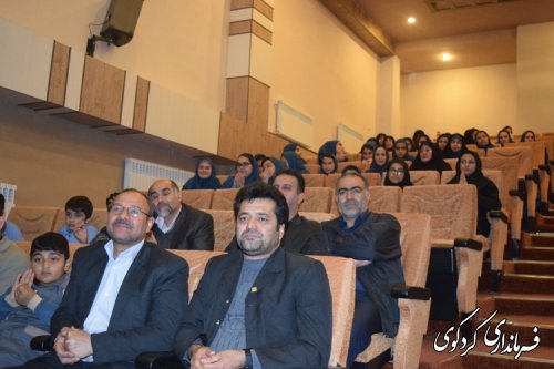 تجلیل از برگزیدگان جشنواره جوان سالم در کردکوی
