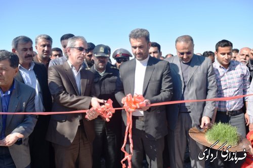 گزارش تصویری از حضور فرماندار از افتتاح کمپ نوروزی النگ