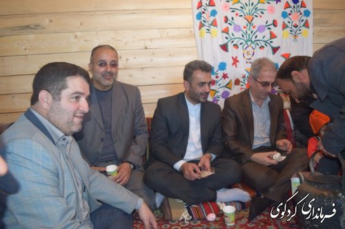 گزارش تصویری از حضور فرماندار از افتتاح کمپ نوروزی النگ