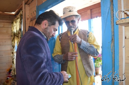 گزارش تصویری از حضور فرماندار از افتتاح کمپ نوروزی النگ