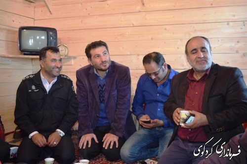 گزارش تصویری از حضور فرماندار از افتتاح کمپ نوروزی النگ