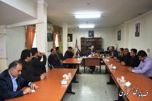 دیدار اتحادیه اصناف بازار کردکوی با فرماندار
