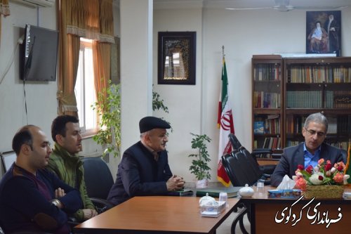 دیدار اتحادیه اصناف بازار کردکوی با فرماندار