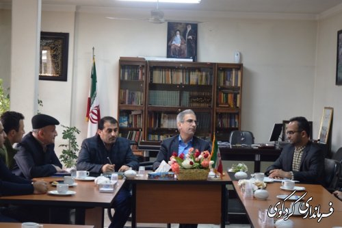 دیدار اتحادیه اصناف بازار کردکوی با فرماندار