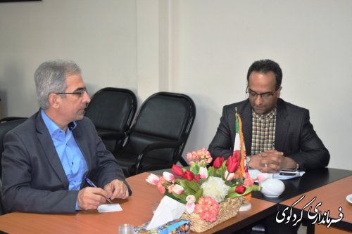 دیدار اتحادیه اصناف بازار کردکوی با فرماندار
