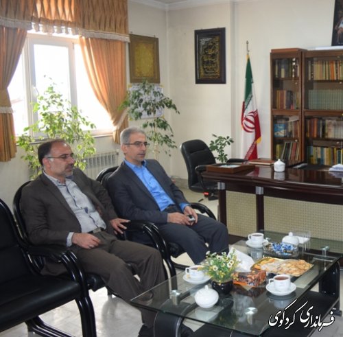 دیدار مدیر کل امور روستایی و شوراهای استان با فرماندار کردکوی