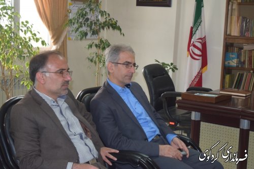 دیدار مدیر کل امور روستایی و شوراهای استان با فرماندار کردکوی