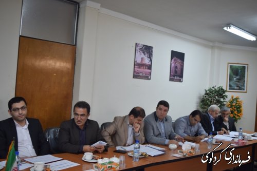 اولین جلسه کمیته برنامه ریزی شهرستان در سال 95 برگزار شد