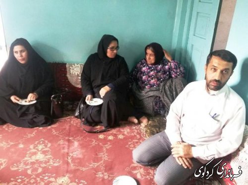ملاقات و تجلیل فرماندار از یک شاعر