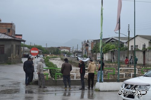بازدید فرماندر از آبگرفتگی جاده ها و معابر ( گزارش تصویری )