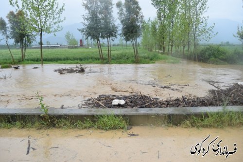 بازدید فرماندر از آبگرفتگی جاده ها و معابر ( گزارش تصویری )