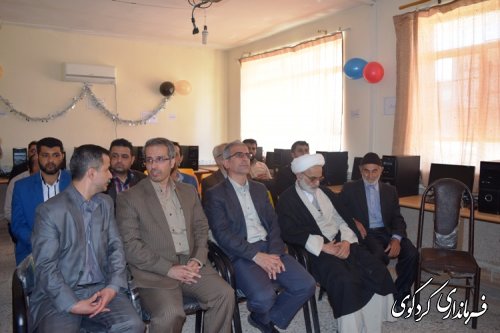 برای اولین بار افتتاح کارگاه SCDدر شهرستان کردکوی