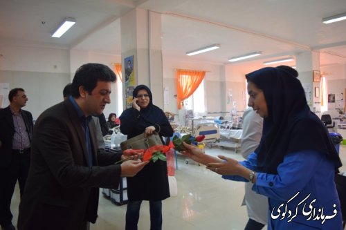 عیادت  معاون فرماندار کردکوی از بیماران دیالیزی شهرستان کردکوی