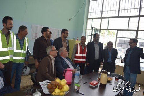 بازدید استاندار گلستان و هیات همراه از زیر گذر یساقی (گزارش تصویری )