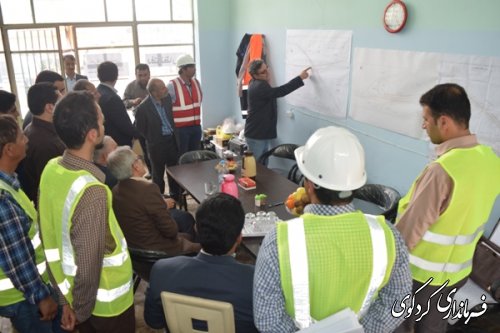 بازدید استاندار گلستان و هیات همراه از زیر گذر یساقی (گزارش تصویری )