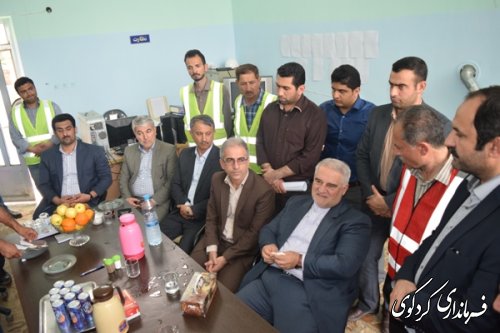 بازدید و تاکید دکتر صادقلو بر اهمیت اجرایی شدن پروژه زیرگذر یساقی