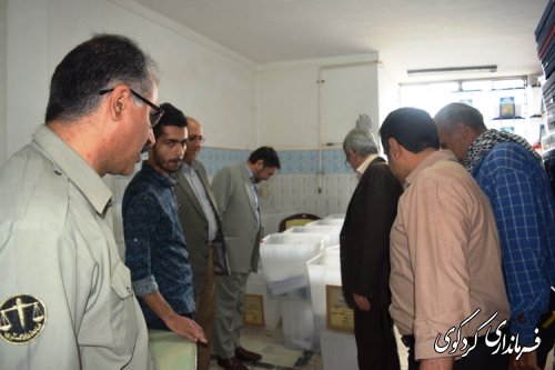 اولین گروهای  شعب اخذ رای در روستاهای کوهستانی اعرام شدند.