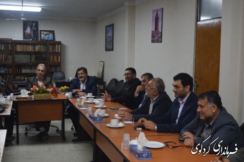 تقدیر ویزه اعضای هیات اجرایی ، بازرسی ، و نظارت انتخابات از فرماندار کردکوی