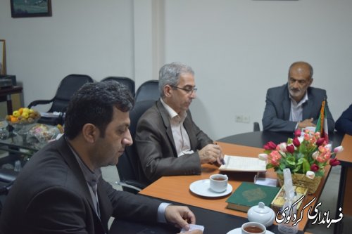 تقدیر ویزه اعضای هیات اجرایی ، بازرسی ، و نظارت انتخابات از فرماندار کردکوی