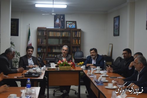تقدیر ویزه اعضای هیات اجرایی ، بازرسی ، و نظارت انتخابات از فرماندار کردکوی