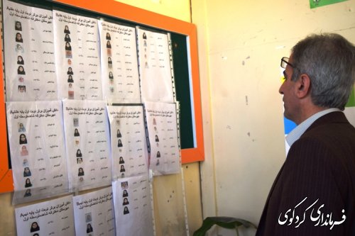 فرماندار کردکوی از چند واحد آموزشی سطح شهر کردکوی بازدید کردند