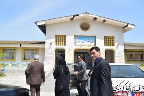 فرماندار کردکوی از چند واحد آموزشی سطح شهر کردکوی بازدید کردند