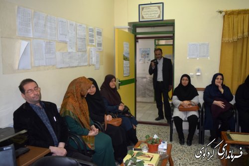 فرماندار کردکوی از چند واحد آموزشی سطح شهر کردکوی بازدید کردند