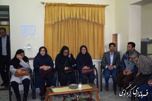 فرماندار کردکوی از چند واحد آموزشی سطح شهر کردکوی بازدید کردند