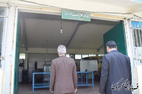 فرماندار کردکوی از چند واحد آموزشی سطح شهر کردکوی بازدید کردند