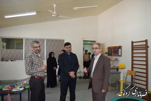 فرماندار کردکوی از چند واحد آموزشی سطح شهر کردکوی بازدید کردند