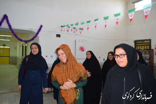فرماندار کردکوی از چند واحد آموزشی سطح شهر کردکوی بازدید کردند