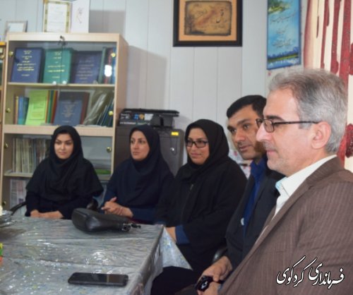 فرماندار کردکوی از چند واحد آموزشی سطح شهر کردکوی بازدید کردند