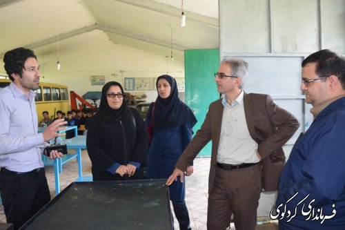 فرماندار کردکوی از چند واحد آموزشی سطح شهر کردکوی بازدید کردند