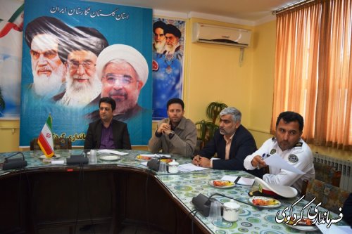 اولین جلسه شورای کشاورزی شهرستان در سال 95
