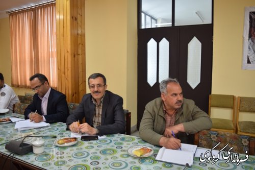 اولین جلسه شورای کشاورزی شهرستان در سال 95