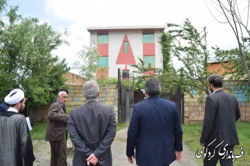 مجتبی جمالی فرماندار کردکوی با چند تن از جانبازان جنگ تحمیلی دیدارکرد