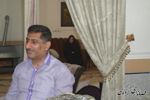 مجتبی جمالی فرماندار کردکوی با چند تن از جانبازان جنگ تحمیلی دیدارکرد