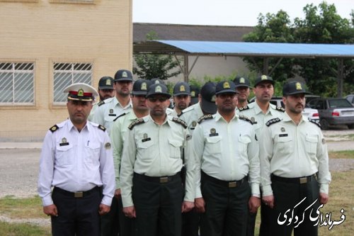 فرماندارکردکوی در صبحگاه مشترک ناحیه مقاومت بسیج سپاه کردکوی شرکت کرد