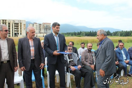 فرماندارکردکوی در صبحگاه مشترک ناحیه مقاومت بسیج سپاه کردکوی شرکت کرد