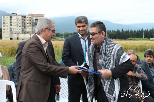 فرماندارکردکوی در صبحگاه مشترک ناحیه مقاومت بسیج سپاه کردکوی شرکت کرد