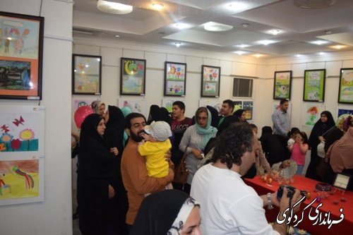 با حضور معاون فرماندارنمایشگاه هنرآموزان  طراح و نقاش هیرا  افتتاح شد