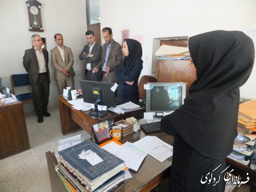 بازدید سرزده فرماندار کردکوی از اداره بهزیستی کردکوی