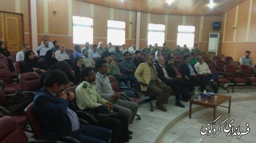با حضور فرماندار کردکوی کارگاه آموزش پیشگیری از آتش سوزی در جنگل برگزار شد.
